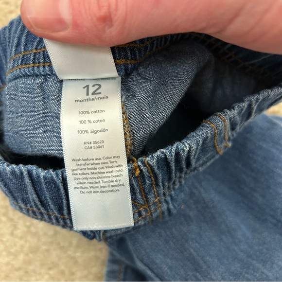 Carter's 12M Boy Blue Jeans - Picture 4 of 4